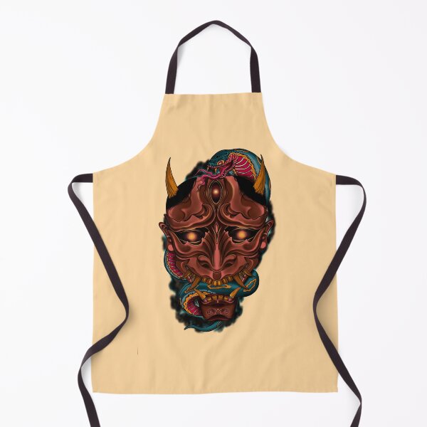 Item preview, Japanese Hannya Mask and Snake designed and sold by Xandz.