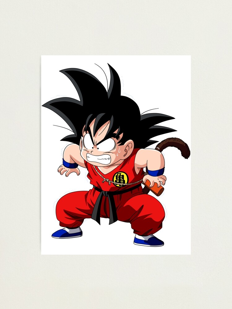 Impression photo for Sale avec l'œuvre « Dragonball Z Son Goku art