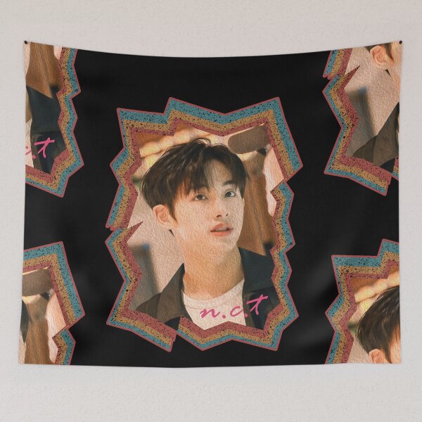 Item preview, Dong SiCheng NCT WINWIN Korean Kpop Retro Color Oil Paint Design designed and sold by Piosenka Art.