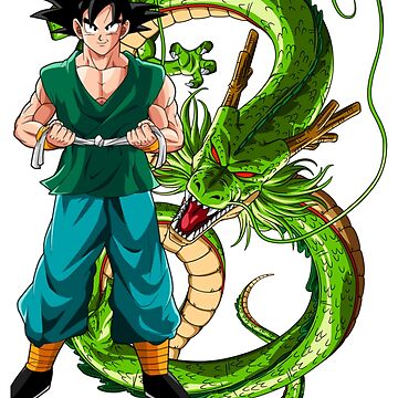 Dragon Ball Z Son Goku and Shenron Metal Print for Sale by JulyArt9