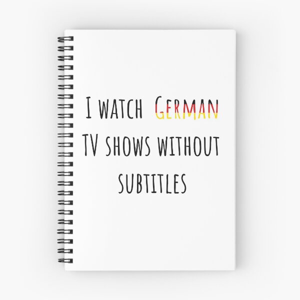 Item preview, I watch German TV shows without subtitles designed and sold by AnnaRuz.