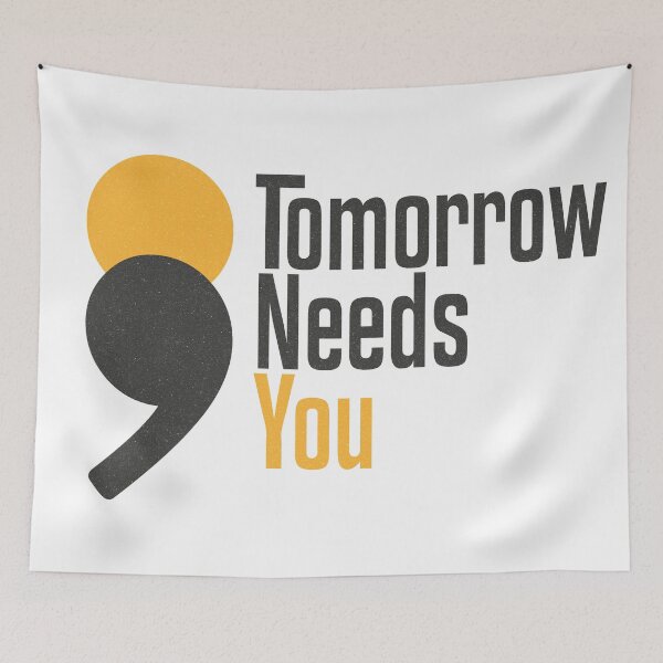 Item preview, Suicide Prevention Awareness Tomorrow Needs You, White designed and sold by AhmedBuhaisi.