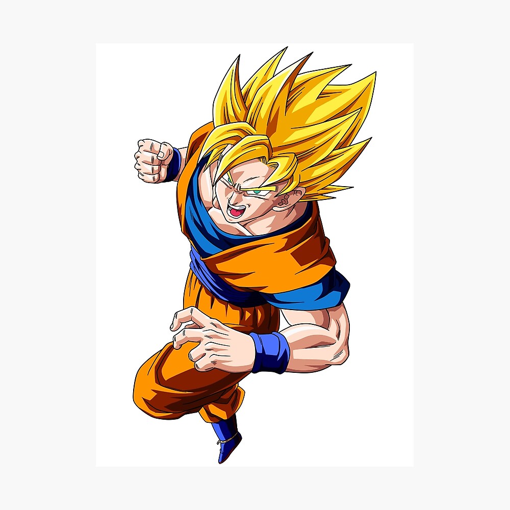 Goku SSJ1 Photographic Print for Sale by AnimeShopBalkan