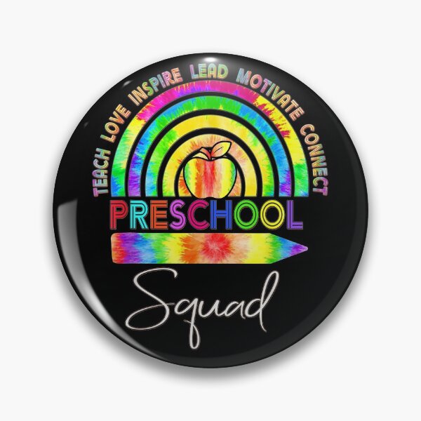 Item preview, PreSchool Teacher Squad Tie Dye Rainbow designed and sold by kossbus91.