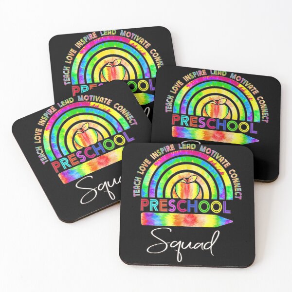 Item preview, PreSchool Teacher Squad Tie Dye Rainbow designed and sold by kossbus91.