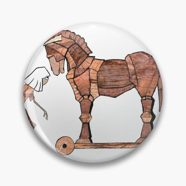Item preview, Trojan horse Whisperer designed and sold by robertemerald.