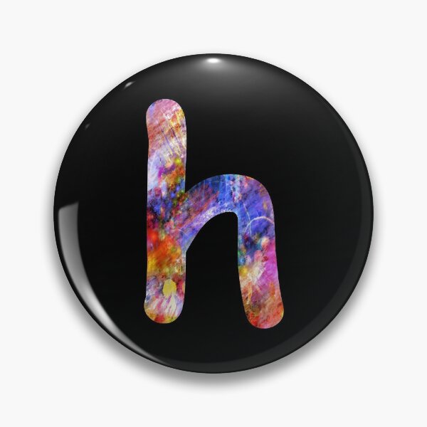 Item preview, Letter h Lower Case Alphabet Colorful h Gift designed and sold by Shariss.