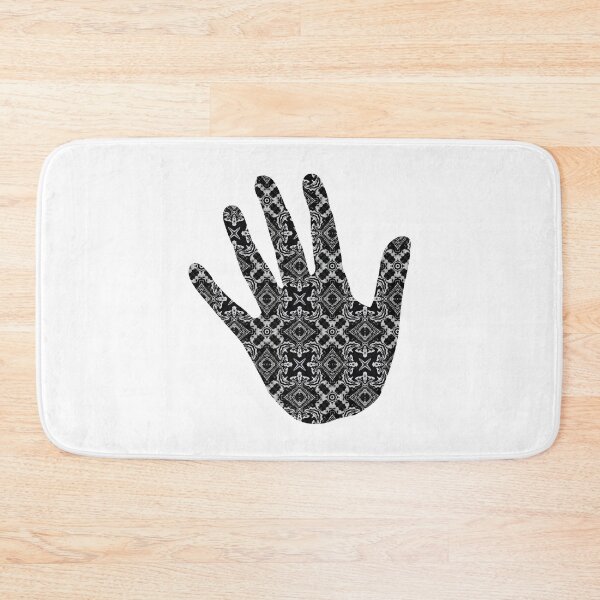 Item preview, Black Pattern Hand Print designed and sold by 9N20.