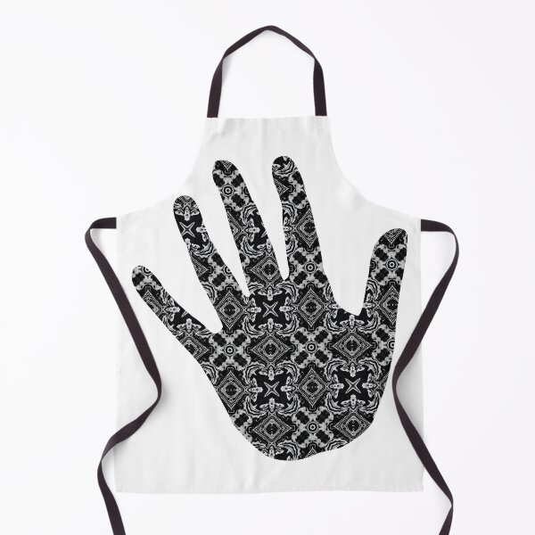 Item preview, Black Pattern Hand Print designed and sold by 9N20.