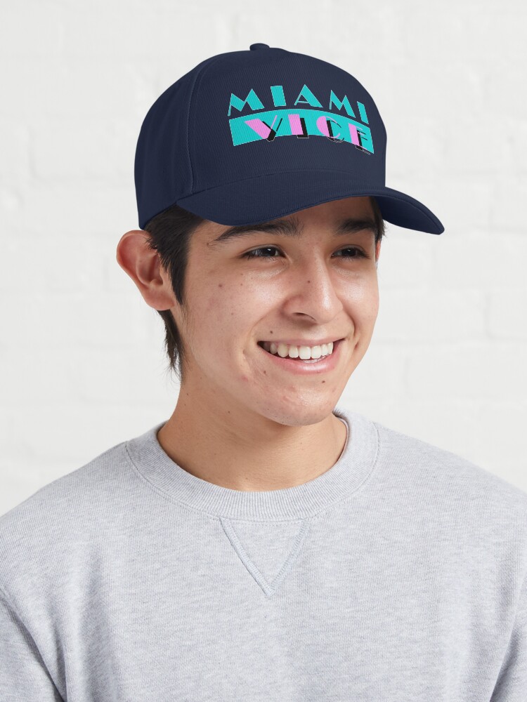 The Miami Vice Curved Brim Fitted Cap