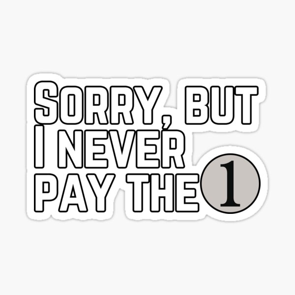 Item preview, I never pay the 1 for Rhystic Study | MTG humor designed and sold by thanksgeek.