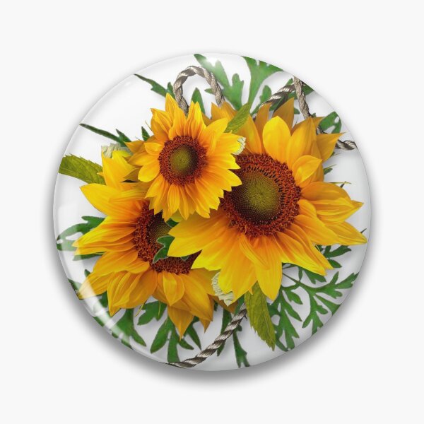 Item preview, Painted sunflower bouquet 3 designed and sold by KnitNknot.