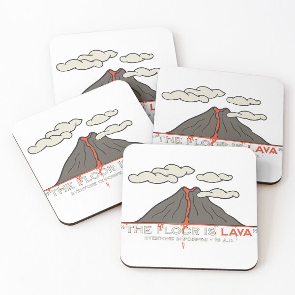 Item preview, The Floor is lava Pompeii - Vesuvius volcano eruption designed and sold by 99vectors.