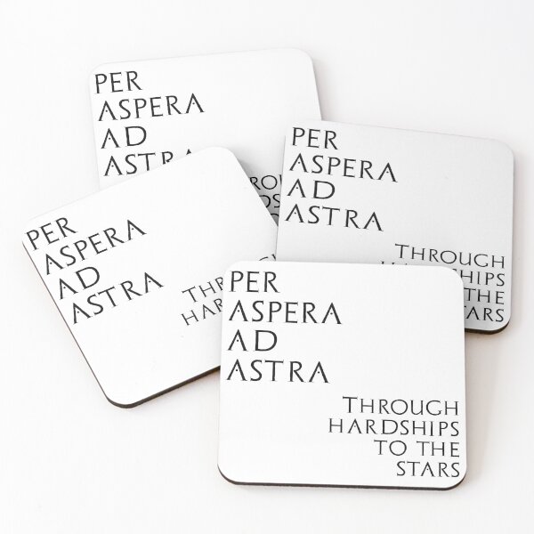 Item preview, Per aspera ad astra - Through hardships to stars designed and sold by adiosmillet.