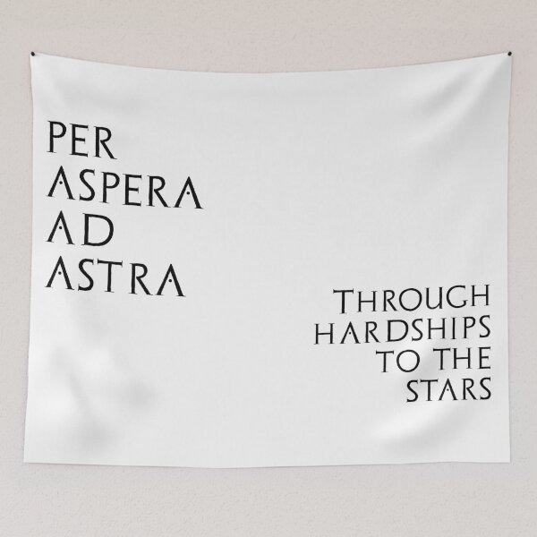 Item preview, Per aspera ad astra - Through hardships to stars designed and sold by adiosmillet.