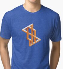 Escher Maze Tri-blend T-Shirt