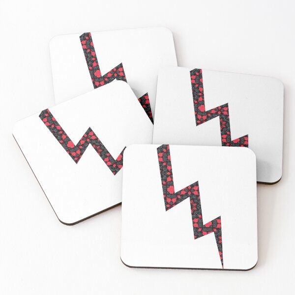 Item preview, Black and Red Patterned Lightning designed and sold by 9N20.
