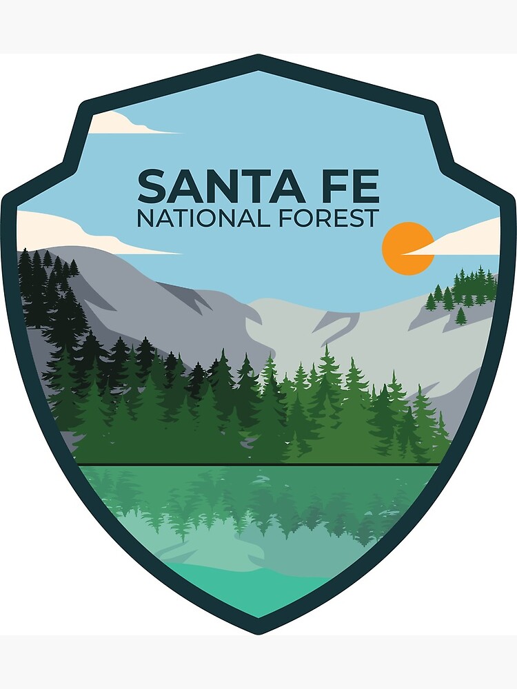 "Santa Fe National Forest" Poster for Sale by parkland Redbubble