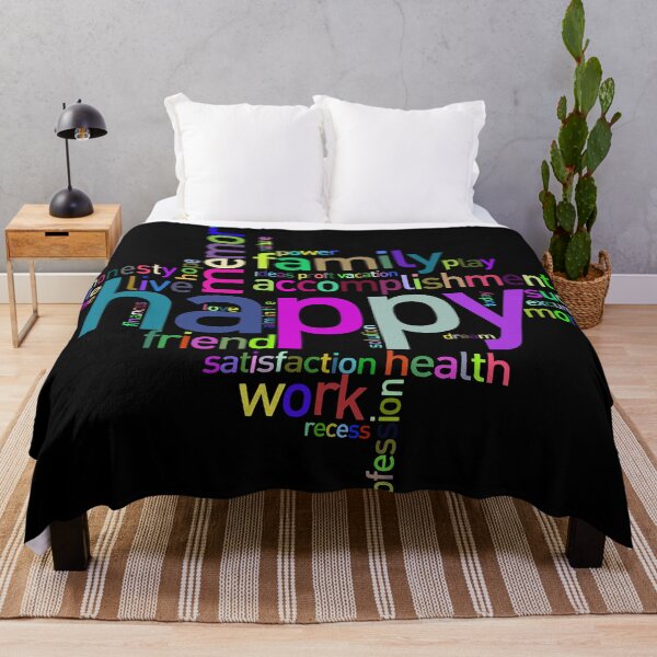 Item preview, Happy wordart, satisfaction, health, accomplishment, motivation, success, hope, self help designed and sold by Nostrathomas66.