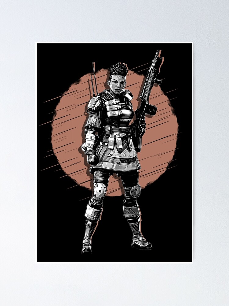 Apex Legends Bangalore Poster By Myasianart Redbubble