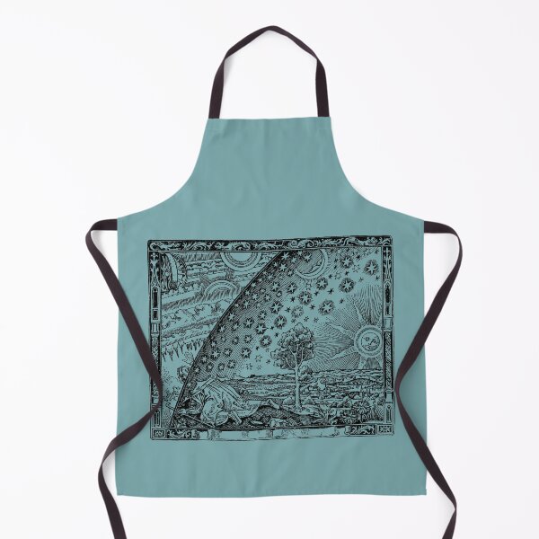 Item preview, Flammarion universe heavens stars earth woodcut 1888 (black) designed and sold by SolidEarthArt.