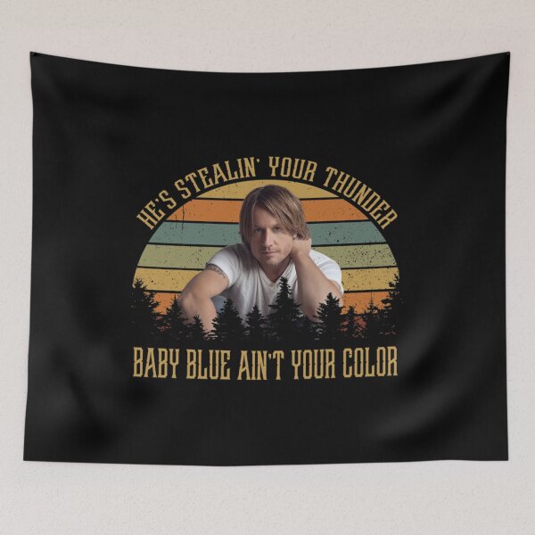 Item preview, He's Stealin' Your Thunder Baby Blue Ain't Your Color Vintage designed and sold by buchtovarene.