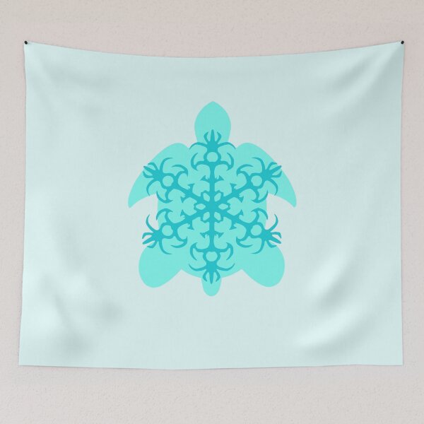 Item preview, Aqua Sea Turtle Mandala designed and sold by fontspree.