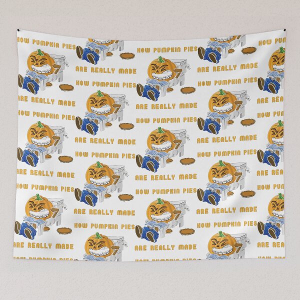 Item preview, Halloween How Pumpkin Pies Really Made Bathroom Hu designed and sold by RiseAlex.