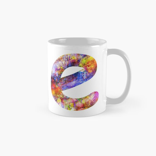Artikelvorschau, Buchstabe e Kleinbuchstaben Alphabet bunt e Geschenk entworfen und verkauft von Shariss.