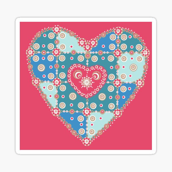 HEART in HEART Sticker