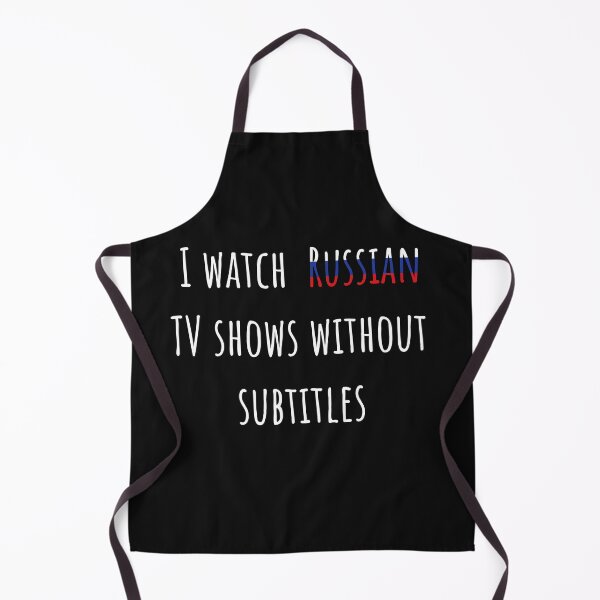 Item preview, I watch Russian TV shows without subtitles designed and sold by AnnaRuz.