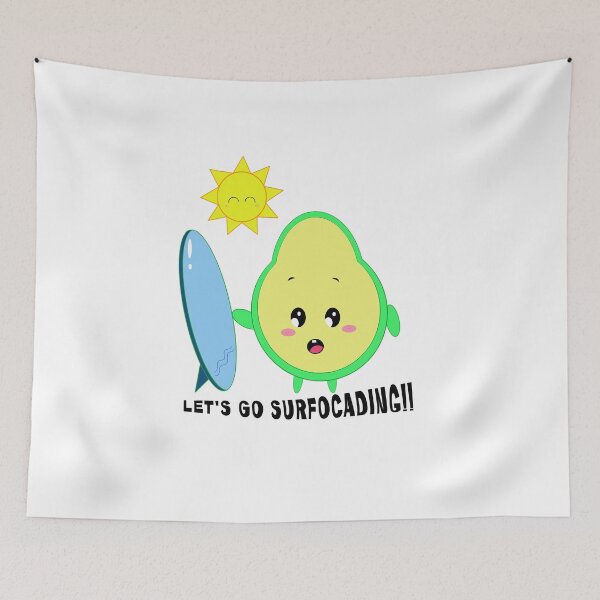 Item preview, Surfing Avocado designed and sold by yudoodliez.