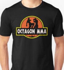 Camiseta ajustada Octagon MMA Jurassic Fighting