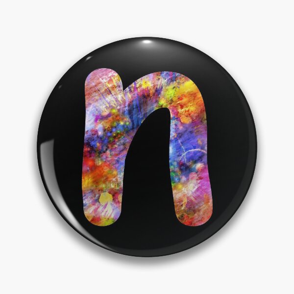 Item preview, Letter n Lower Case Alphabet Colorful n Gift designed and sold by Shariss.
