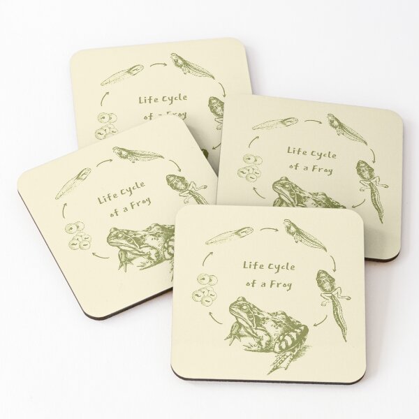 Item preview, Vintage Biology Frog Life Cycle Metamorphosis, Toad and Tadpole Design for Science Lovers and Natural History Fans designed and sold by MinistryOfFrogs.
