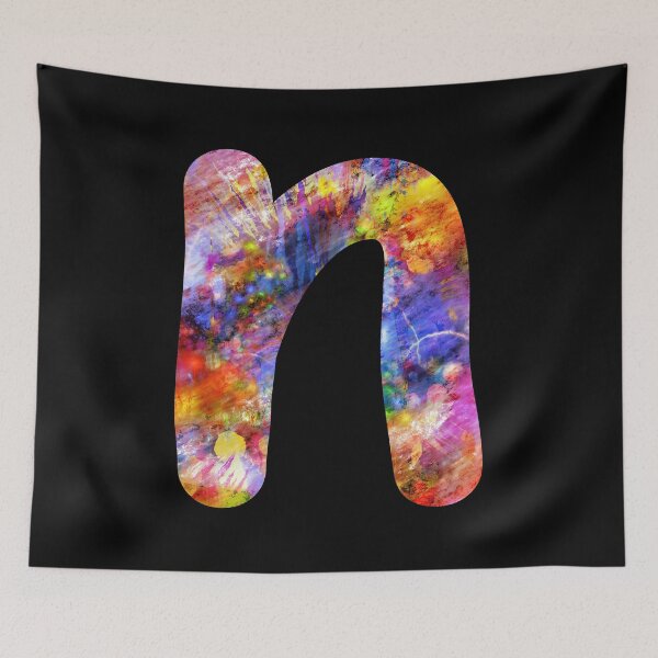 Item preview, Letter n Lower Case Alphabet Colorful n Gift designed and sold by Shariss.