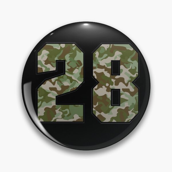 Item preview, Army Camouflage Number Twenty-Eight Soldiers Lucky Number 28 designed and sold by Urosek.