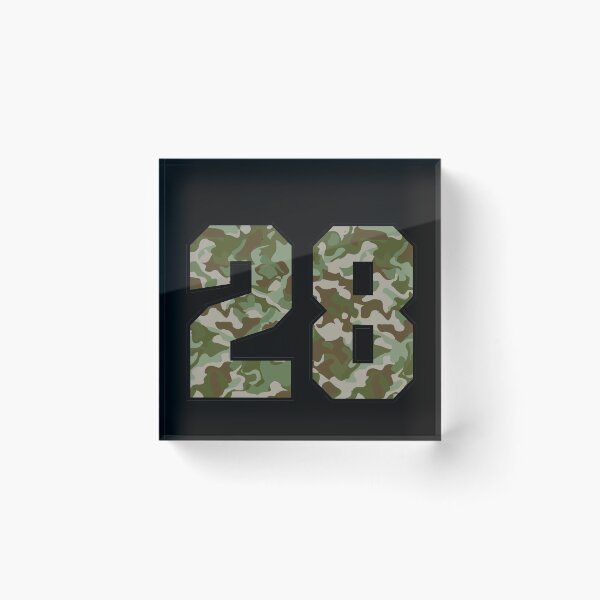 Item preview, Army Camouflage Number Twenty-Eight Soldiers Lucky Number 28 designed and sold by Urosek.