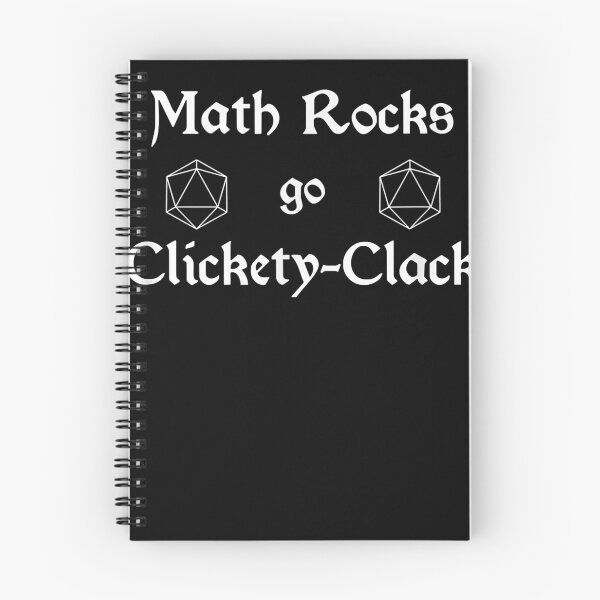 Item preview, Math Rocks Go Clickety-Clack  designed and sold by benjimenbenjim.