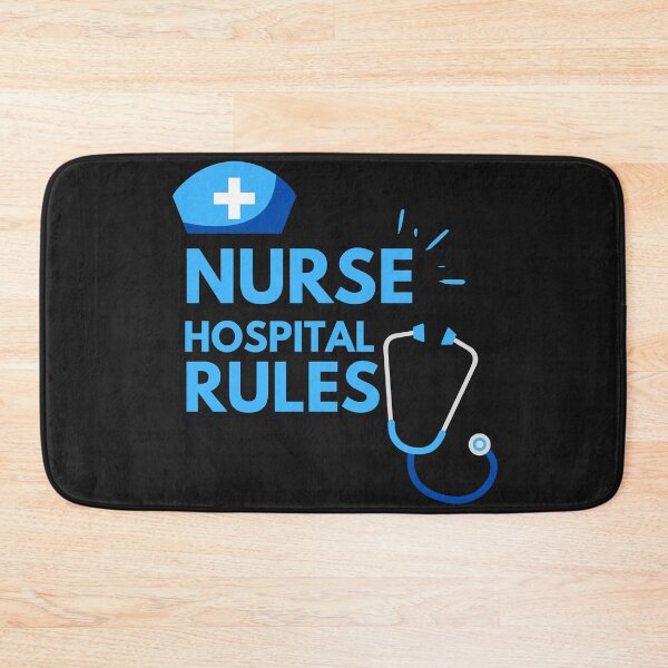 Item preview, Nurse hospital rules cute gifts designed and sold by Natkopod.