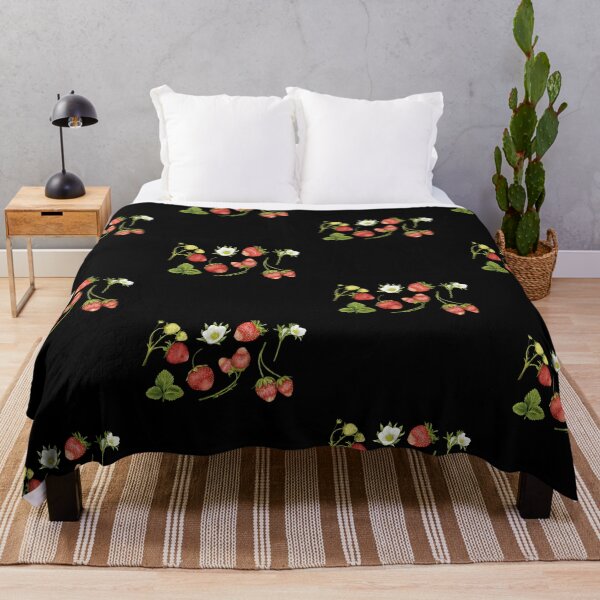 Item preview, Vintage Strawberries Strawberry Flower Cottagecore designed and sold by Uncommon Tee.