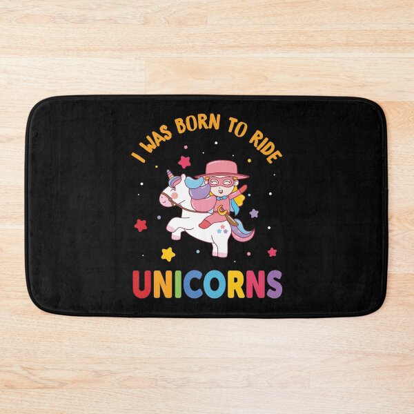Item preview, I Was Born To Ride Unicorns Rainbow Cute designed and sold by enedinake43.