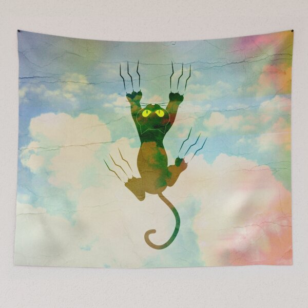Item preview, Keep holding on, kitty cat! designed and sold by Ithildiel.