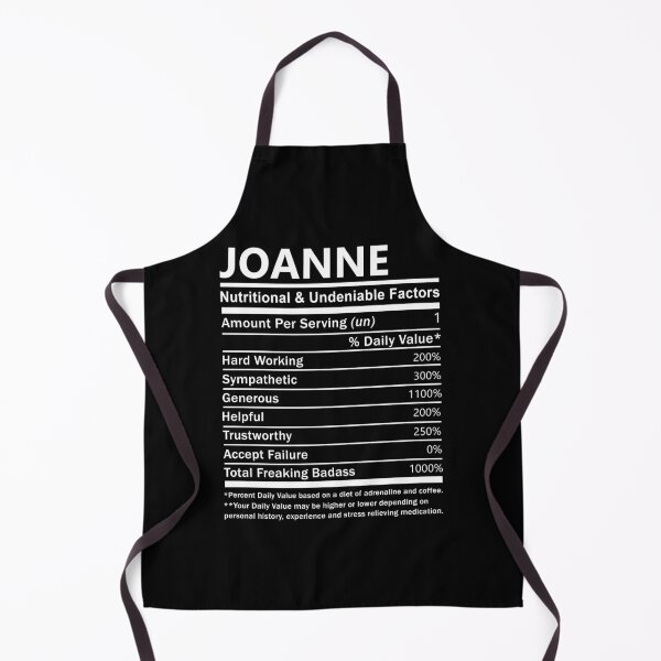 Item preview, Joanne Name T Shirt - Joanne Nutritional And Undeniable Factors Gift Item Tee designed and sold by ymaszcarme.