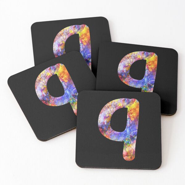 Item preview, Letter q Lower Case Alphabet Colorful q Gift designed and sold by Shariss.