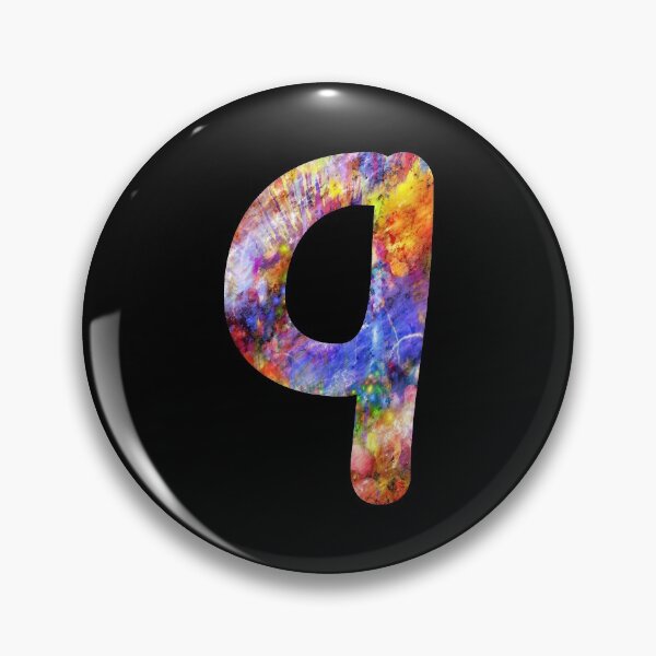 Item preview, Letter q Lower Case Alphabet Colorful q Gift designed and sold by Shariss.