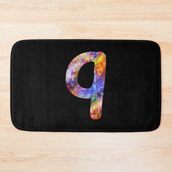 Item preview, Letter q Lower Case Alphabet Colorful q Gift designed and sold by Shariss.