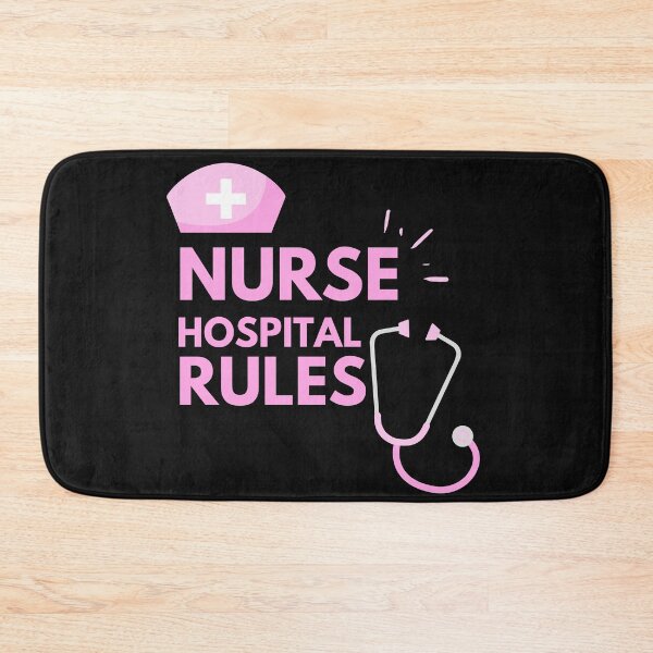 Item preview, Nurse hospital rules cute gifts  designed and sold by Natkopod.