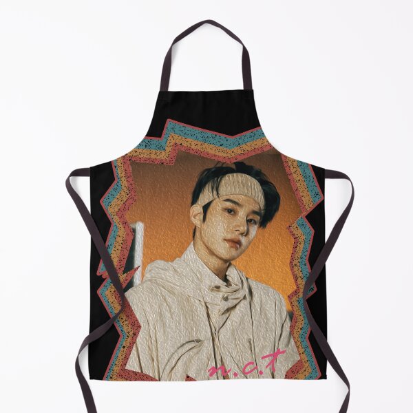 Item preview, Kim Jungwoo NCT Jungwoo Korean Kpop Retro Color Oil Paint Design designed and sold by Piosenka Art.