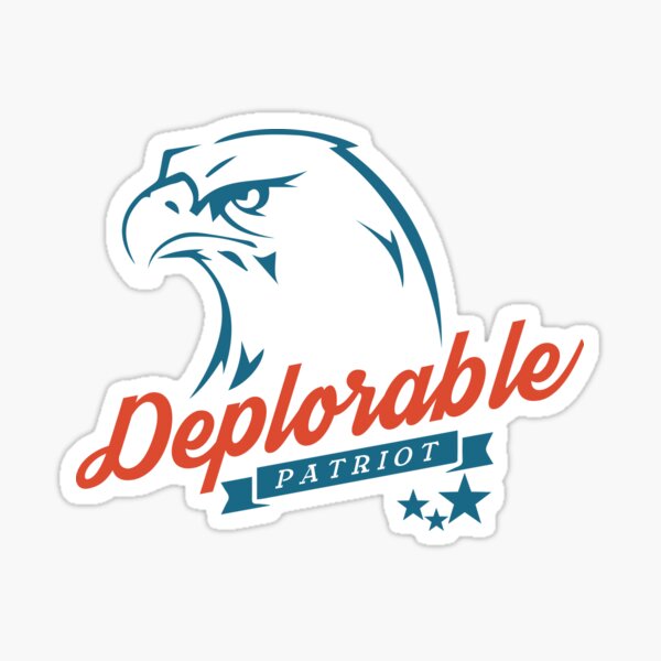 Deplorable Patriot Eagle Sticker